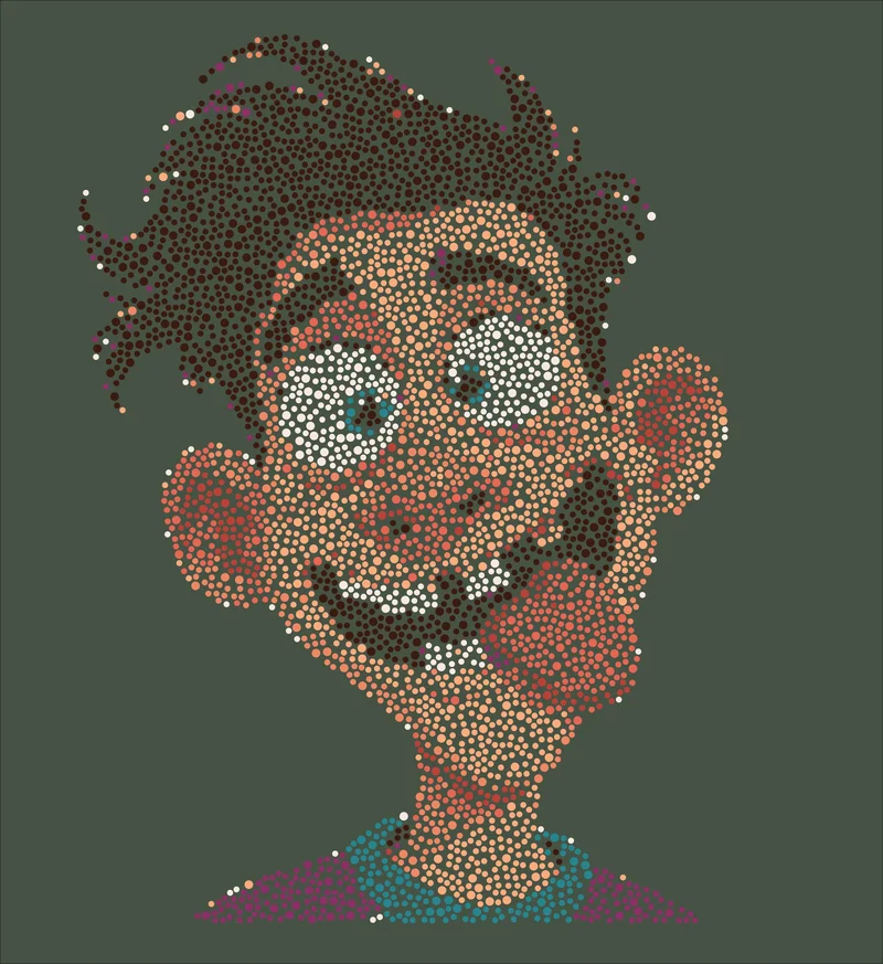 Rhinestone pattern example